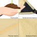157''x157''x157'' Sand Color Triangle Sun Shade Sail for Patio Yard Deck UV Block, Triangle Sun Shade Sail Fabric Patio Awning Cover for Outdoor Facility and Activities BTC   